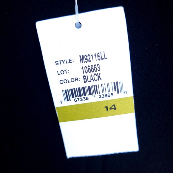 MICHAEL Michael Kors Black Toggle Coat with Fur Trim - Picture 10 of 10